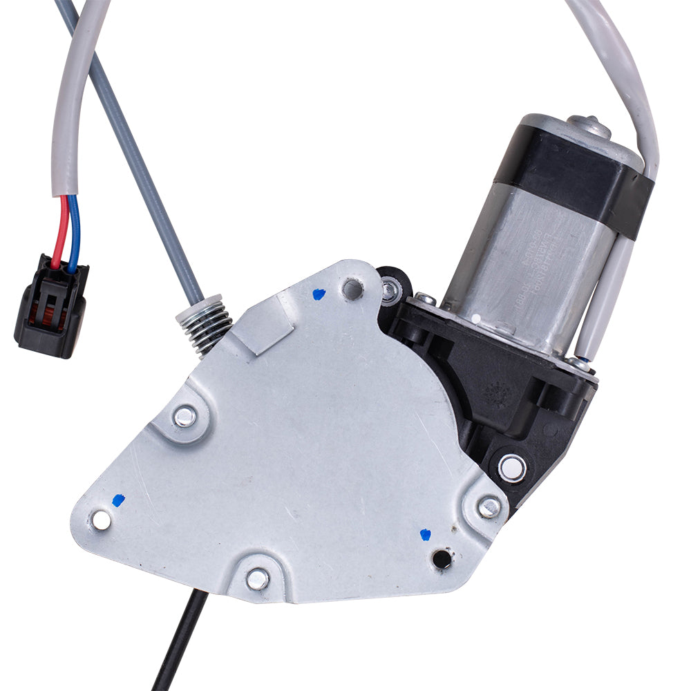 Window Regulator w/ Motor for 1998-2002 Passport Rear for 1998-2004 Rodeo 8972544551 Left IZ1550102