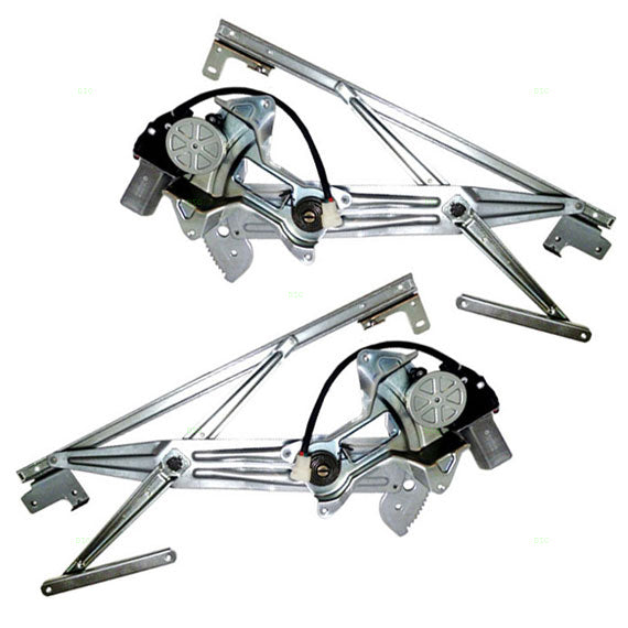 Window Regulator w/ Motor for 1995-1999 Eclipse Front MR264239 Set MI1350105
