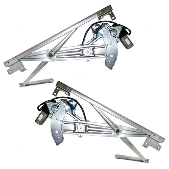 Window Regulator w/ Motor for 1995-1999 Eclipse Front MR264239 Set MI1350105