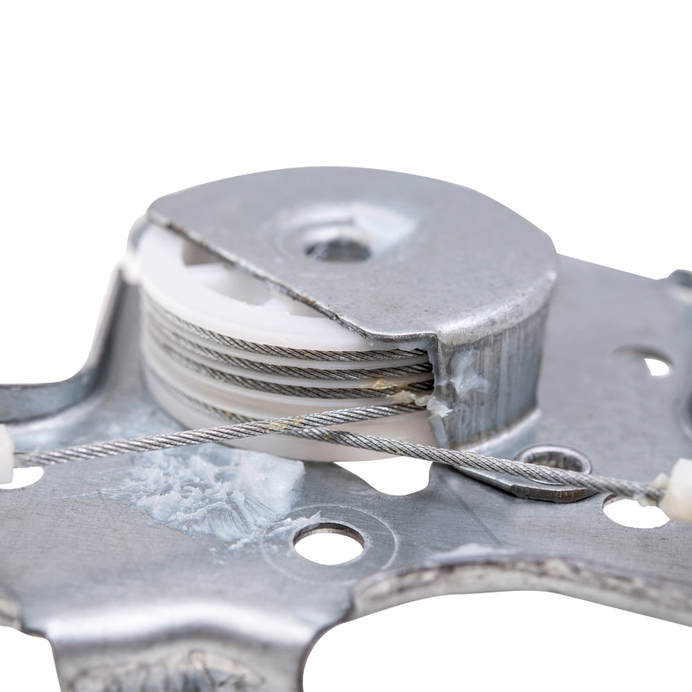 Window Regulator w/o Motor for 2003-2006 Outlander Front MR573877 Set MI1350124