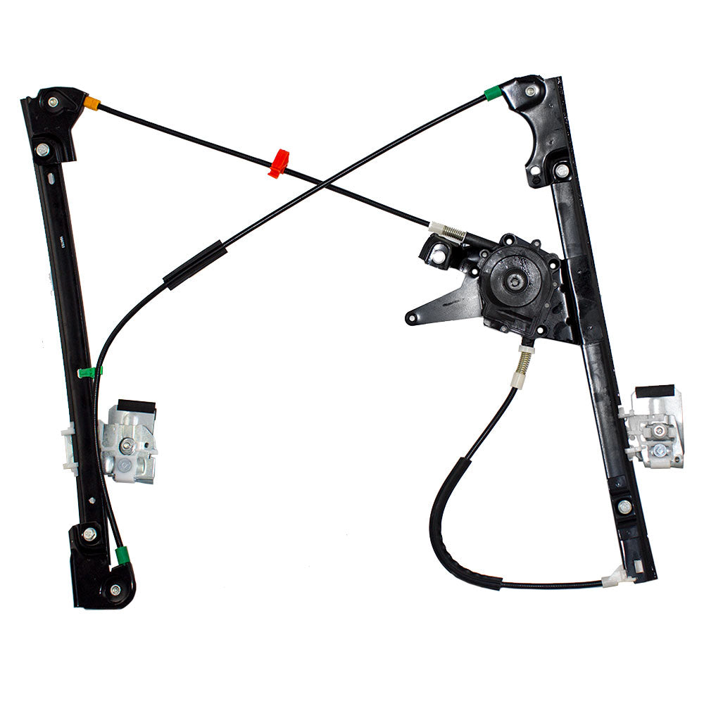 Brock Replacement Front Driver Side Power Window Regulator without Motor Comaptible with 1993-1998 A3 1999 A4 Gen 3 1995-1999 Golf Gen 3 1H0837461A