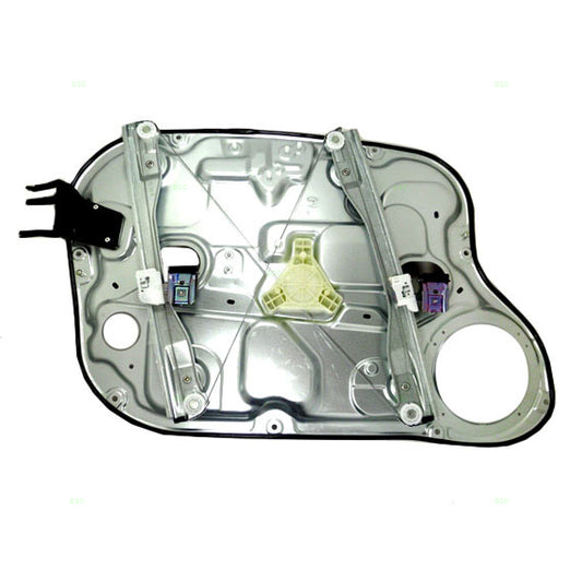 Brock Replacement Passengers Front Power Window Lift Regulator w/ Door Panel Compatible with 07-09 Elantra 82481-2H000