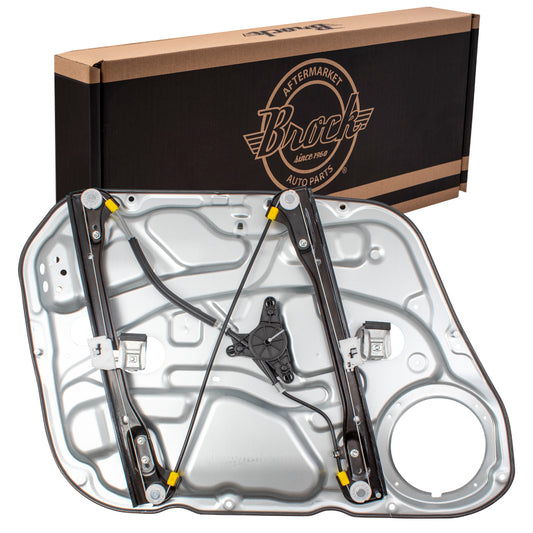 Brock Replacement Passengers Front Power Window Lift Regulator w/ Door Panel Compatible with 09-12 Elantra Wagon 4-Door Hatchback 824812L001 749-349 84585