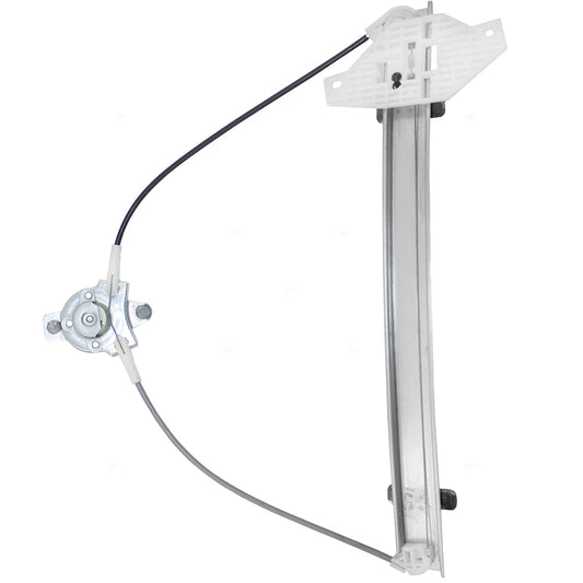 Brock Replacement Drivers Front Manual Window Lift Regulator Compatible with 00-06 Accent hatchback 82401-25200