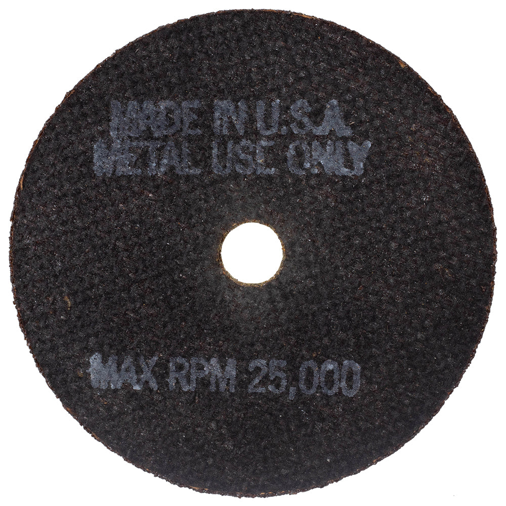 Brock Set 25 Pack 3" Cutting Hard Metal Grit Cut Off Wheel Circular Air Saw Blade Disc for Industrial Shop Hobby DIY Dremel Rotary Tool