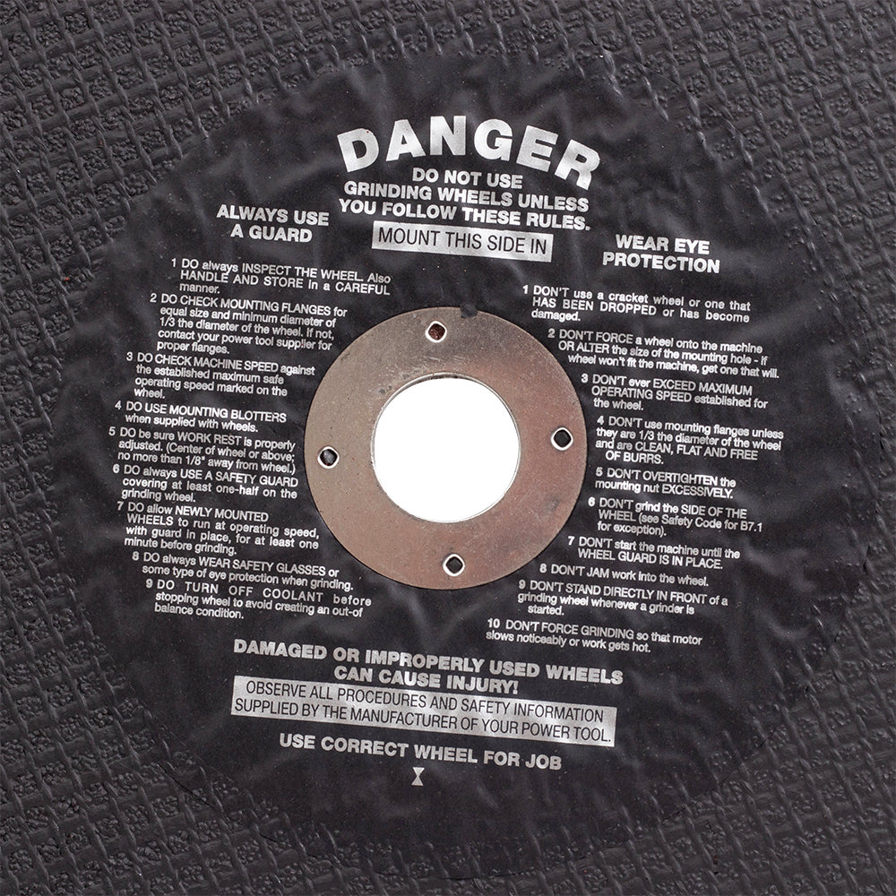 Brock Set 10 Pack 12" Cutting Ferrous Iron Metal Cut Off Grit Circular Wheels Saw Grind Blade Discs for Industrial Hobby DIY Dremel Rotary Tool