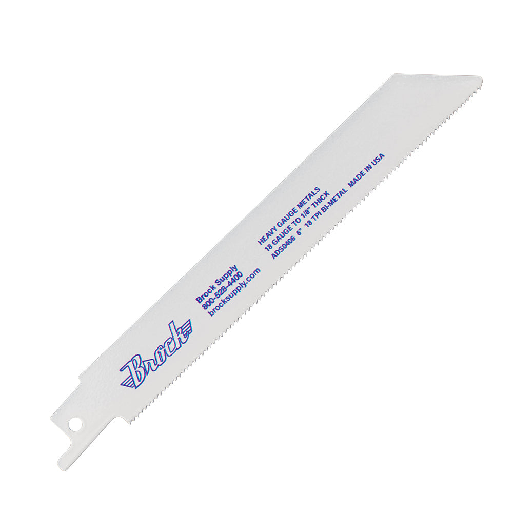 50 Pk Set Premium Bi-Metal Reciprocating 18 TPI Saw Blades Plastic Wood Non-Ferrous Metal for Industrial Shop DIY Hobby