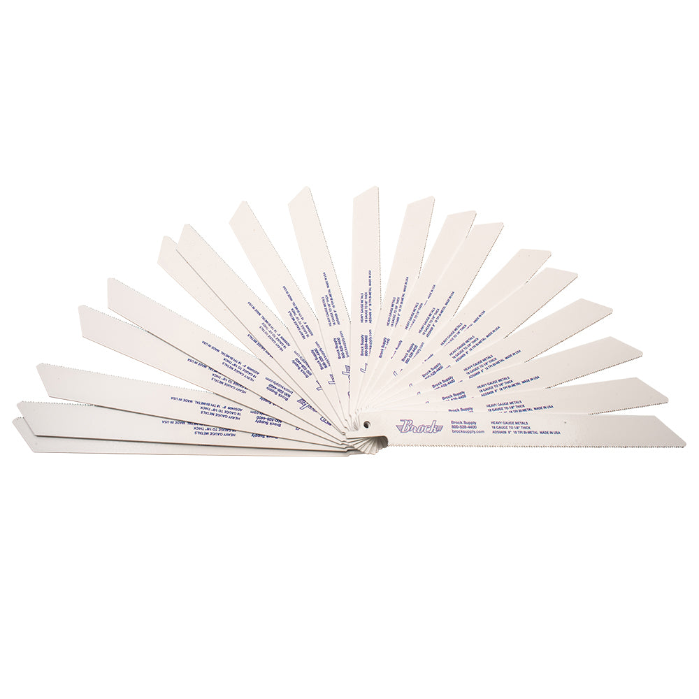 Brock Bi-Metal 8 Inch Reciprocating Saw Blade 100 Pk