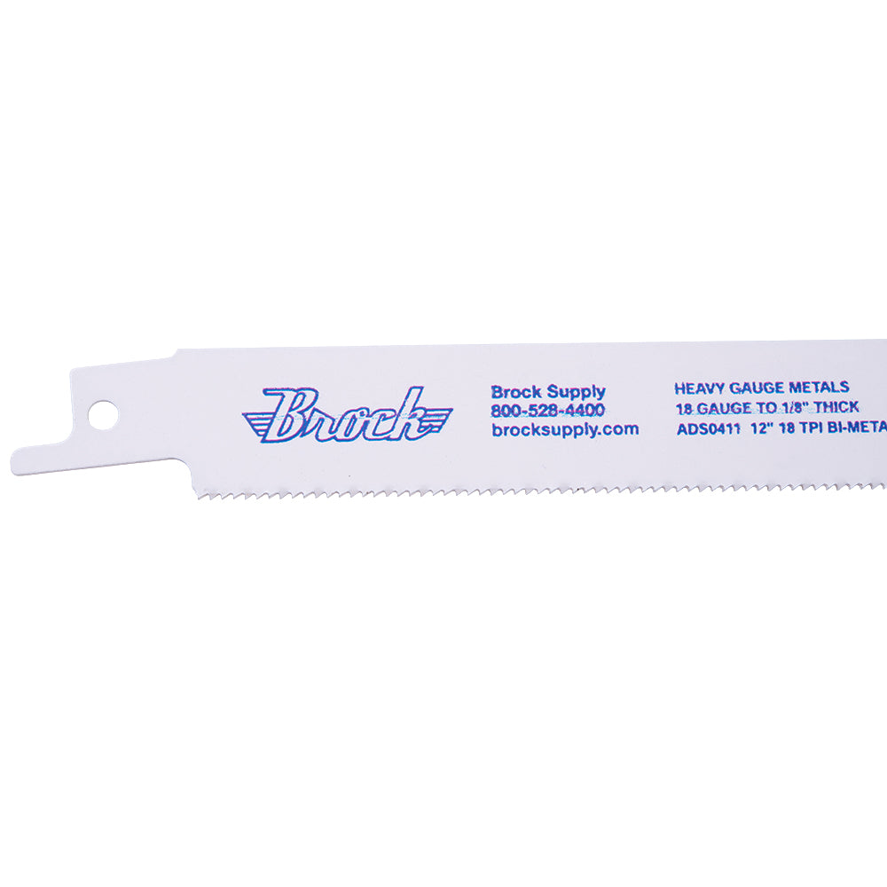 Brock Bi-Metal 12 Inch Reciprocating Saw Blade 100 Pk