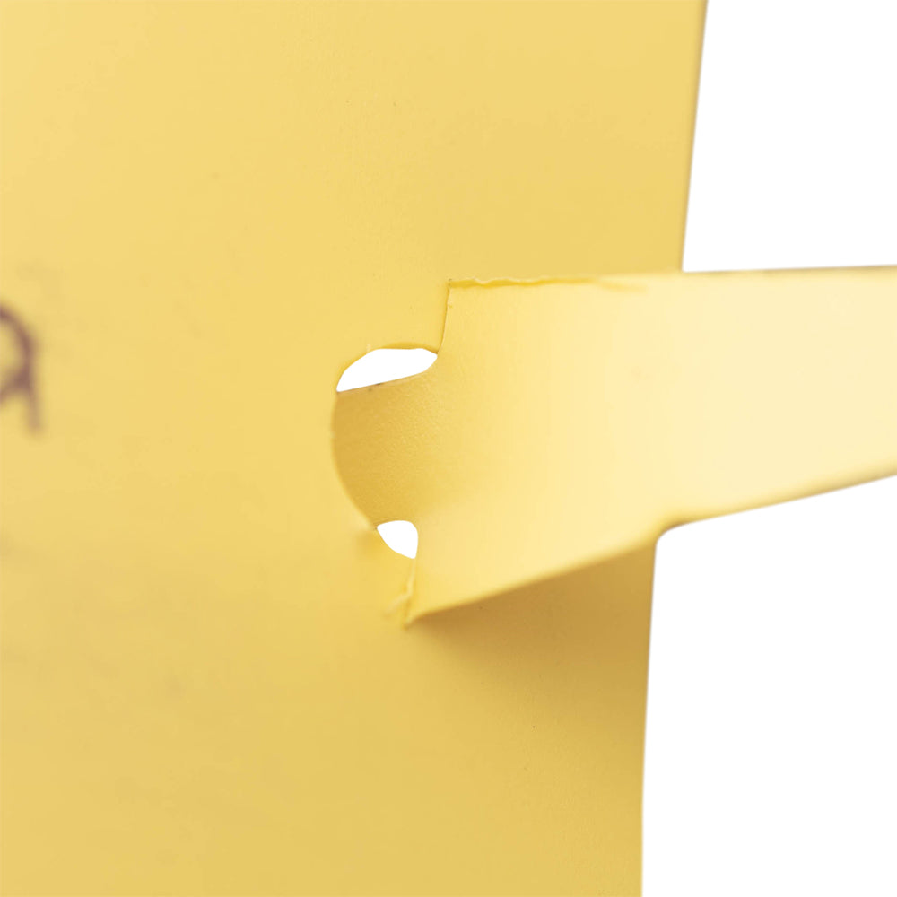 1000 Pc Box Yellow Vinyl Key Tags Tear Resistant Self-Locking Arrow 4 1/2x 3/4 for Auto Shop Repair Rental Dealership Taxi Limo Auction
