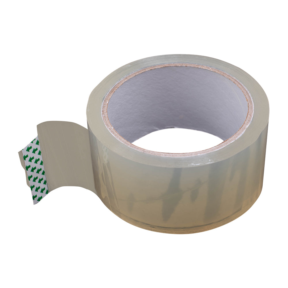 Brock Case 36 Rolls Clear Tape 48mm x 50m 1.8 Mil Sealing Carton Box Package for Shipping Storage Warehouse Retail