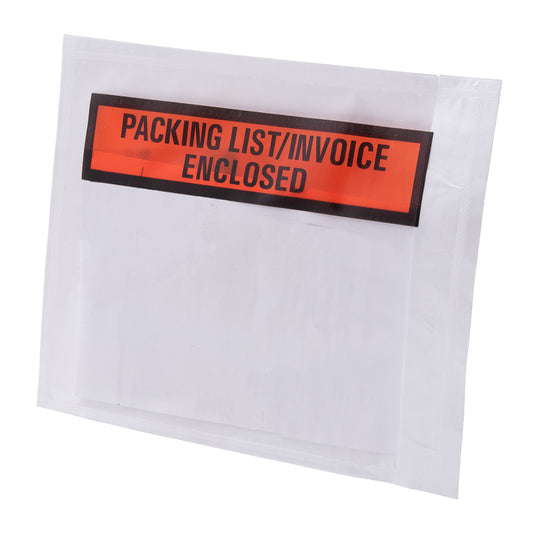 Brock ADS0652C Packing List/Invoice Enclosed Envelope Clear With Self-Adhesive Backing 1000/Case