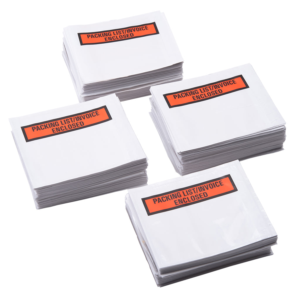 Brock ADS0652C Packing List/Invoice Enclosed Envelope Clear With Self-Adhesive Backing 1000/Case