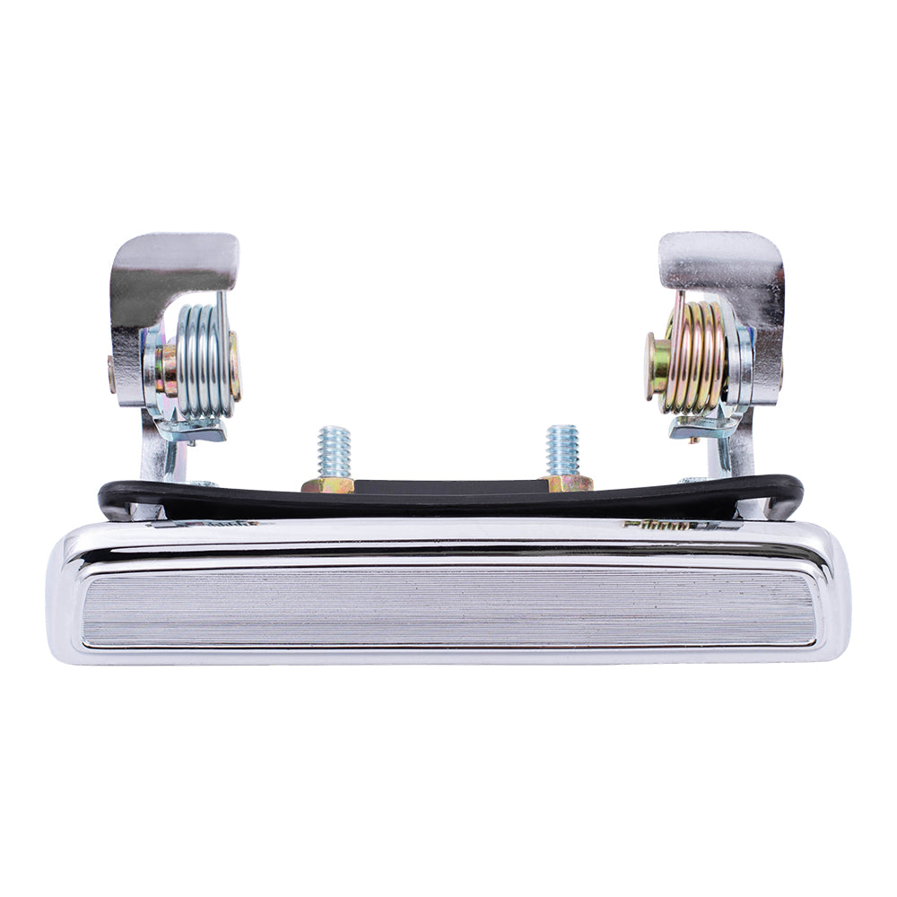 Brock Replacement Drivers Outside Exterior Front Rear Chrome Door Handle compatible with 73-86 Various Models D8BZ6522405A