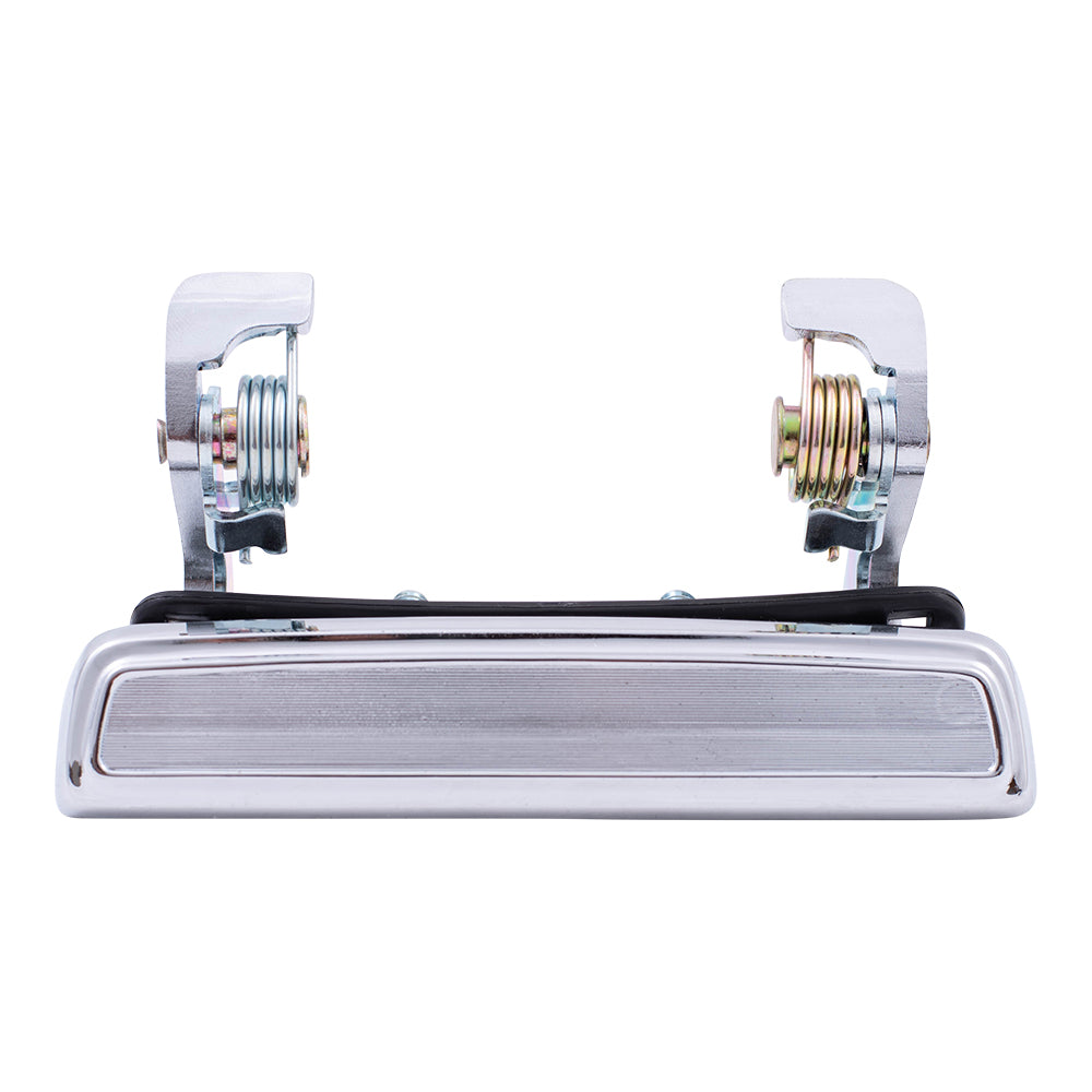 Brock Replacement Drivers Outside Exterior Front Rear Chrome Door Handle compatible with 73-86 Various Models D8BZ6522405A