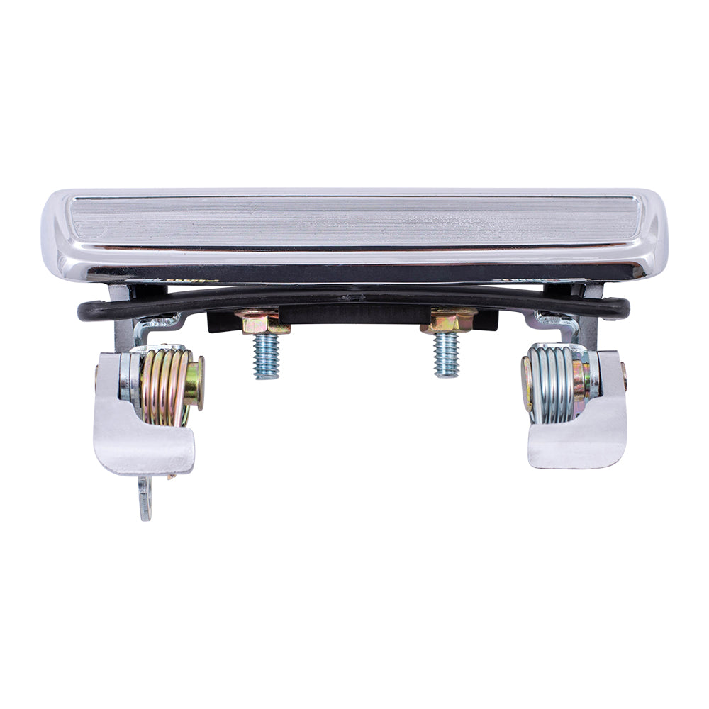 Brock Replacement Drivers Outside Exterior Front Rear Chrome Door Handle compatible with 73-86 Various Models D8BZ6522405A