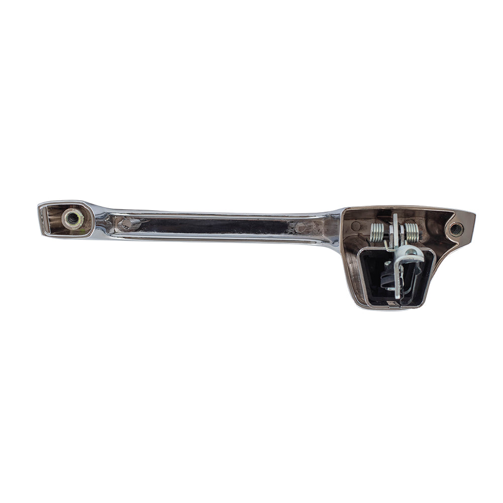 Brock Aftermarket Replacement Front or Rear Driver Left Passenger Right Outside Door Handle Chrome With Gasket Set Compatible With 1973-1991 GM Truck