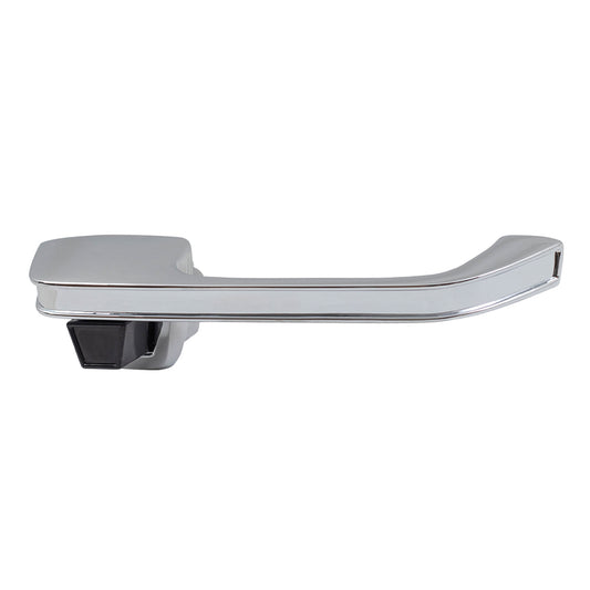 Brock Aftermarket Replacement Front or Rear Passenger Right Outside Door Handle Chrome With Gasket Compatible With 1973-1991 GM Truck