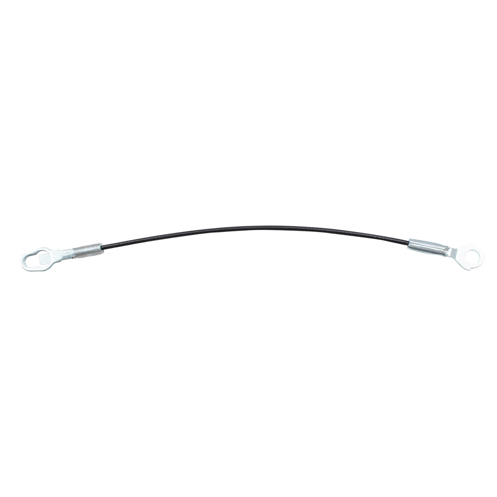 Brock Replacement Driver or Passenger Side Tailgate Cable with Striker Bolt Compatible with 1983-1997 F-Series Trucks