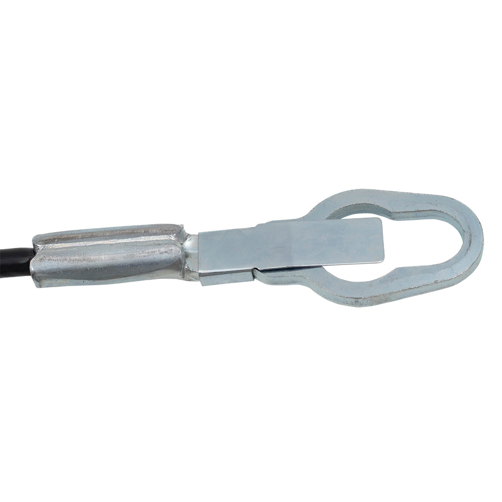 Brock Replacement Driver or Passenger Side Tailgate Cable with Striker Bolt Compatible with 1983-1997 F-Series Trucks