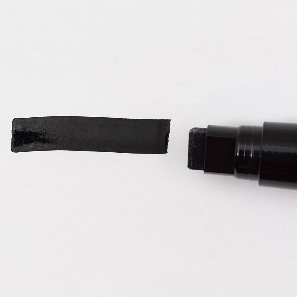 Single Black Decocolor Paint Marker Pen Extra Broad Line Point 1/2" Tip Water Based Acrylic for Wood Plastic Paper Foam