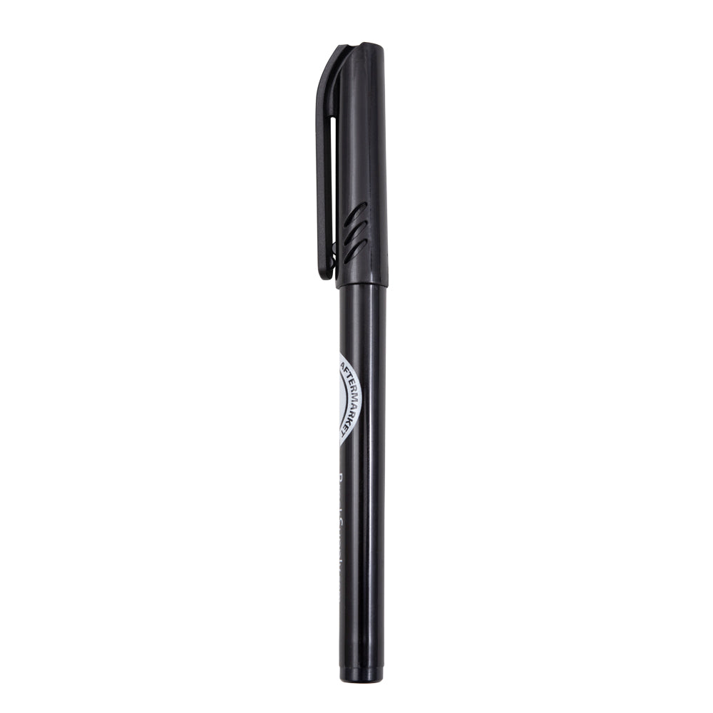 Single Black Brockmark Sharp Solid Permanent Ink Marker Pen Medium Point on Metal Fabric Wood Plastic for Industrial Warehouse Everyday