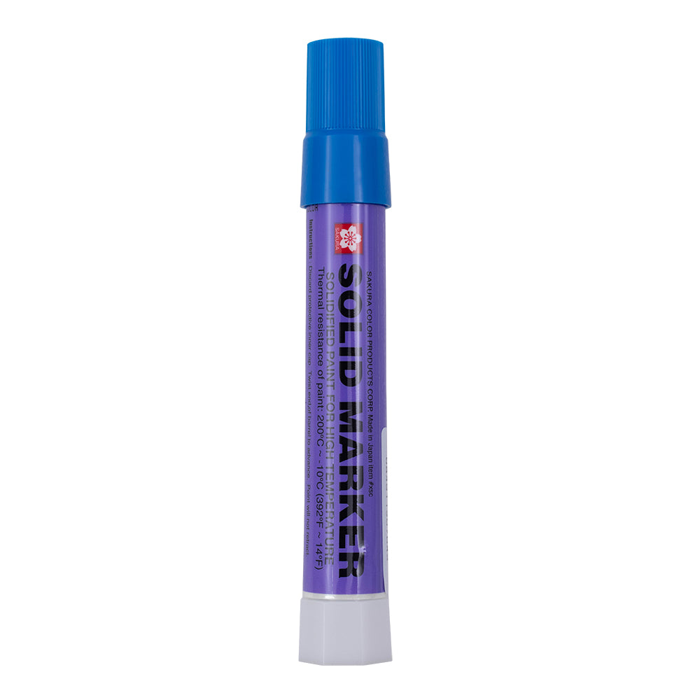 Sakura Blue Solid Paint Markers 12 Piece Set Dozen Auto Art Car Dealer Twist Up for Indoor & Outdoor Various Surfaces 14F-392F