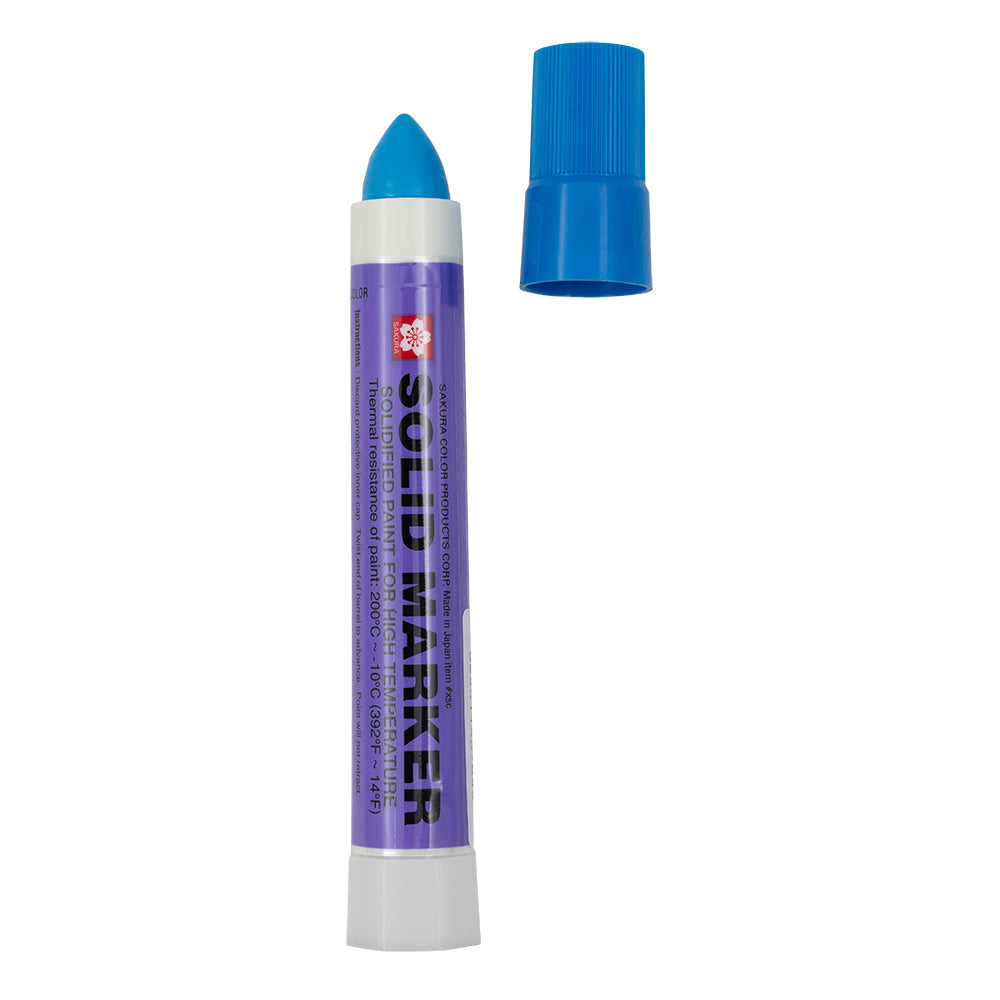 Sakura Blue Solid Paint Markers 12 Piece Set Dozen Auto Art Car Dealer Twist Up for Indoor & Outdoor Various Surfaces 14F-392F
