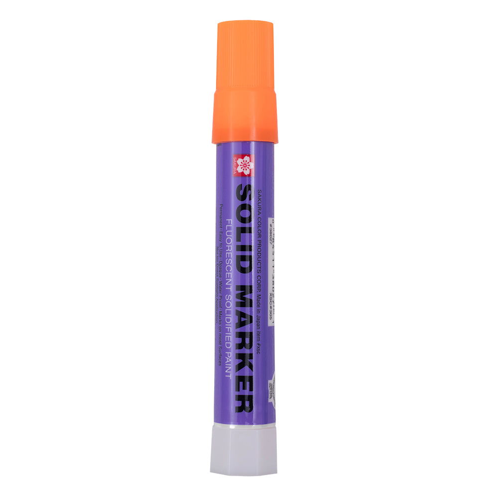 Sakura Fluorescent Orange Solid Paint Markers 12 Pc Set Dozen Auto Art Car Dealer Twist Up for Indoor & Outdoor Various Surfaces 14F-392F