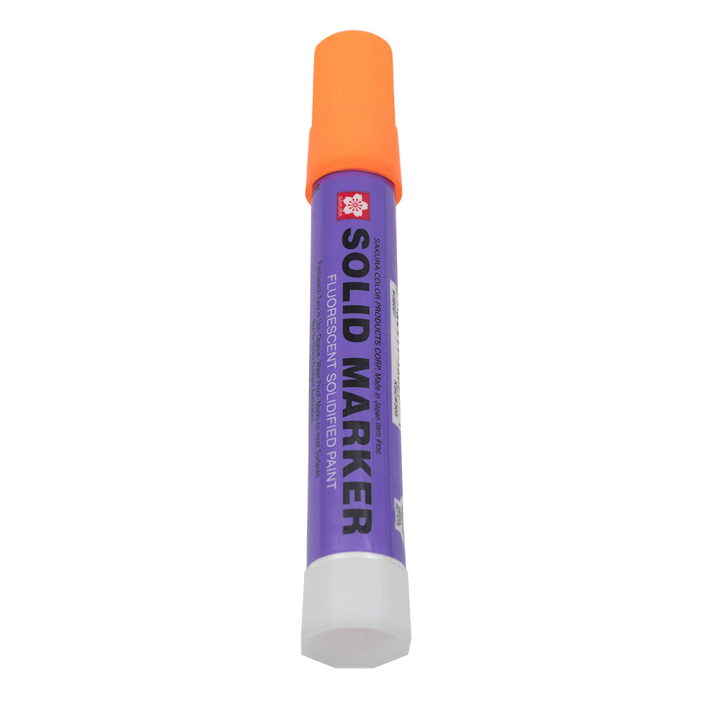 Sakura Fluorescent Orange Solid Paint Markers 12 Pc Set Dozen Auto Art Car Dealer Twist Up for Indoor & Outdoor Various Surfaces 14F-392F
