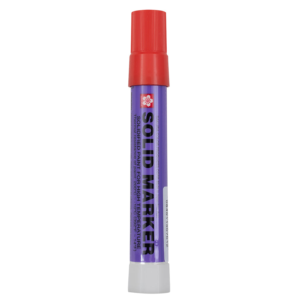 Sakura Red Solid Paint Marker 12 Piece Set Dozen Auto Art Car Dealer Twist Up for Indoor & Outdoor Various Surfaces 14F-392F