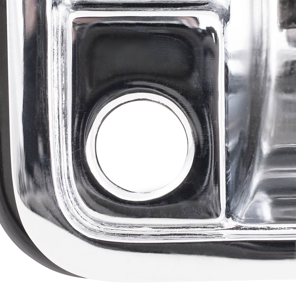 Brock Replacement Passengers Front Outside Outer Chrome Specialty Door Handle compatible with Pickup Truck