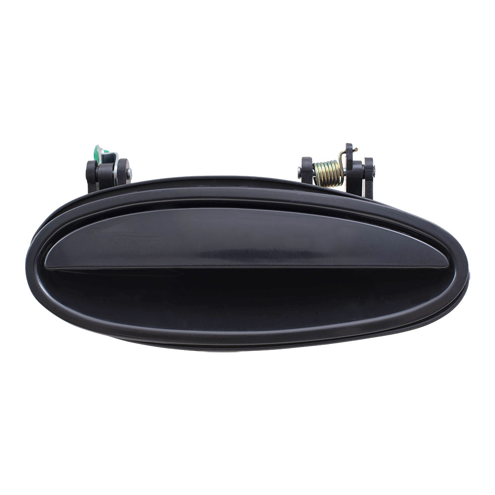 Brock Replacement Pair Set Rear Outside Outer Exterior Door Handles compatible with 10439378 10331594