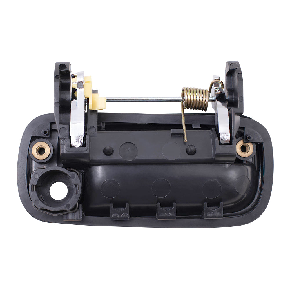 Brock Replacement Drivers Outside Outer Black & Chrome Door Handle compatible with Pickup Truck SUV 6922089111