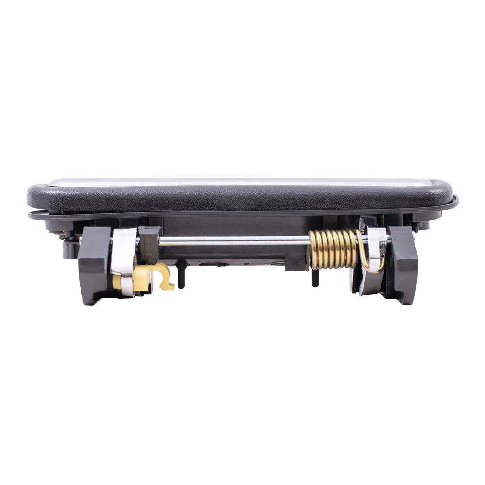 Brock Replacement Drivers Outside Outer Black & Chrome Door Handle compatible with Pickup Truck SUV 6922089111