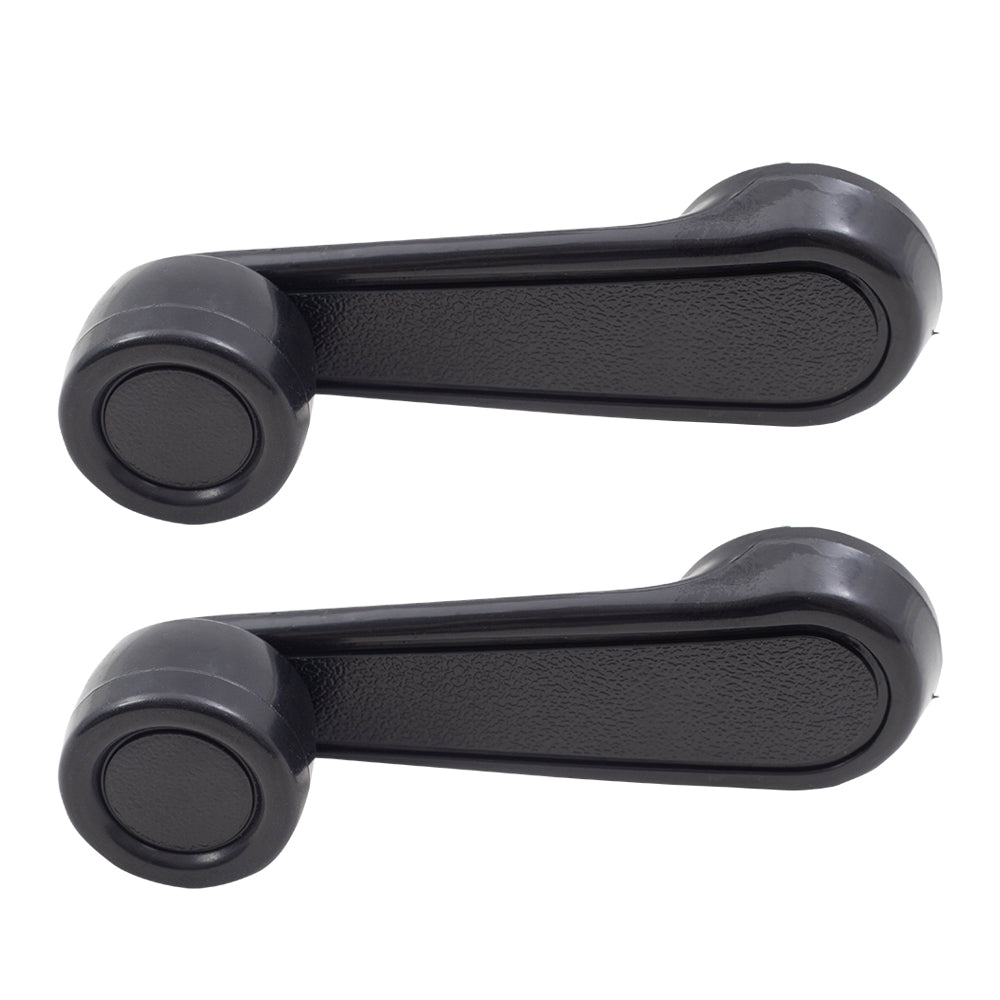 Brock Replacement Pair of Plastic Window Crank Handles Compatible with 1984-2002 4Runner 69260-10040