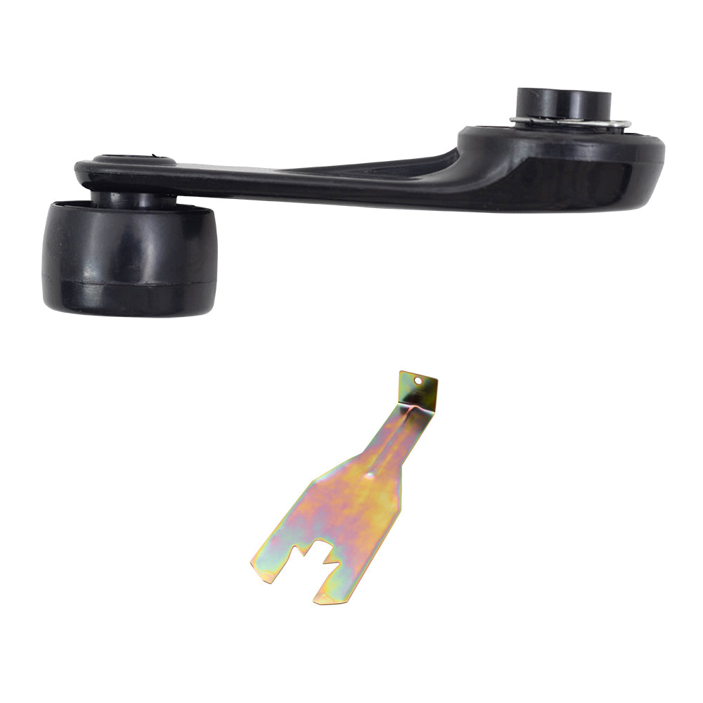 Brock Replacement 5 Piece Set Plastic Window Cranks w/ Handle Clip Removal Tool Compatible with 1984-2002 4Runner 69260-10040