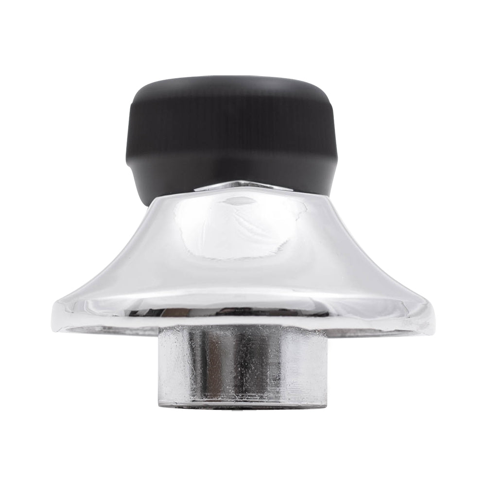 Brock Replacement Front Manual Window Crank Handle Chrome with Black Knob Compatible with 79-93 Mustang D9ZZ-6623342A 76977