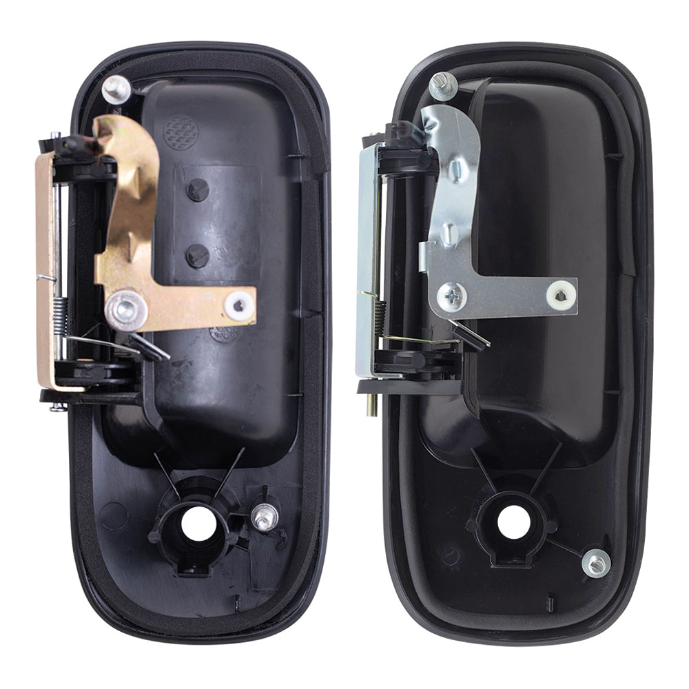 Brock Aftermarket Replacement Front Driver Left Passenger Right Outside Door Handle & Passenger Right Outside Hinged Door Handle 3 Piece Set Compatible With 1996-2022 Chevy Express