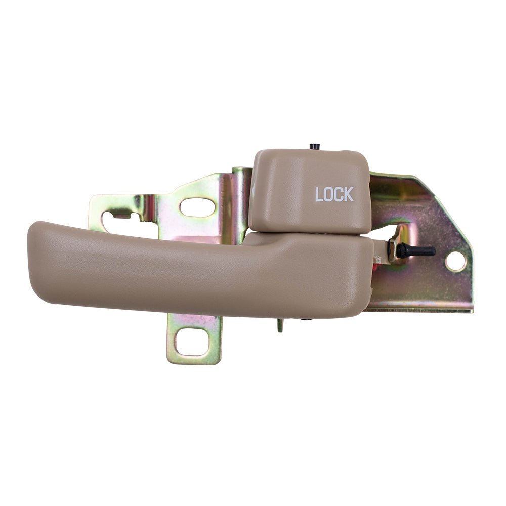 Brock Replacement Passengers Inside Inner Beige Door Handle Compatible with 92-96 Camry 69205-32070-W3