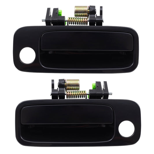 Brock Replacement Driver and Passenger Front Outside Outer Exterior Door Handle compatible with ES300 Camry 69220AA010C0 69210AA010C0
