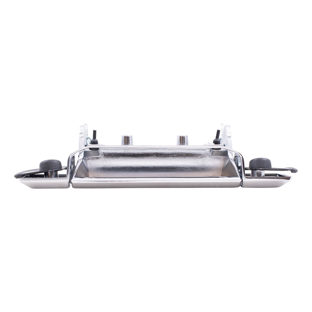 Brock Replacement Driver and Passenger Outside Front Chrome Door Handles compatible with Pickup Truck 4Runner 69220-89109 69210-89109
