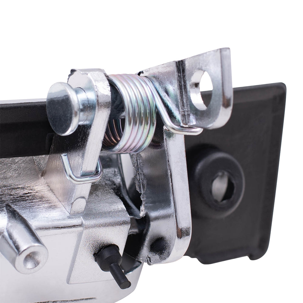 Brock Replacement Passengers Outside Front Chrome Door Handle compatible with Pickup Truck 4Runner 69210-89109