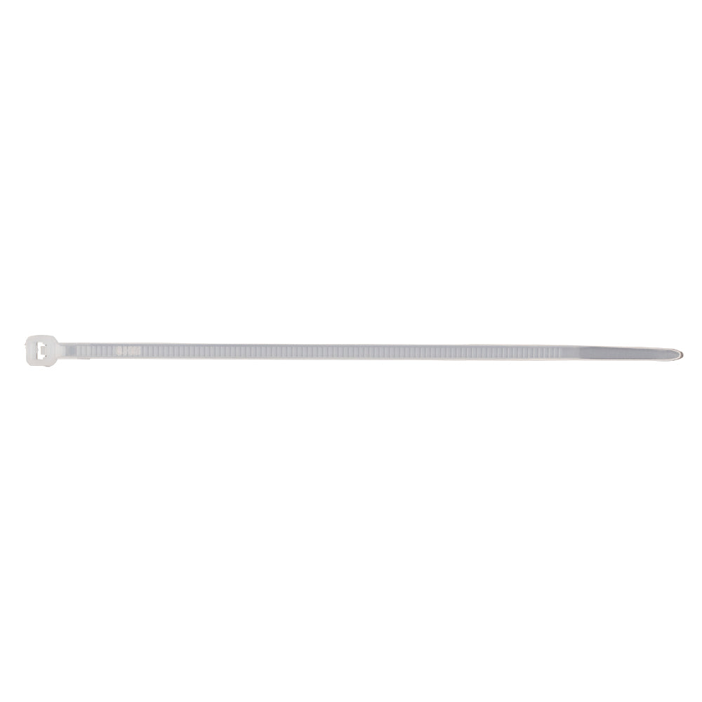Brock 1000 Pc Bag Natural White Nylon 4" Cable Zip Ties Self Locking Head UV Heat Resistant Outdoor Indoor for Bundling Tag Hold Wires Cords Crafts