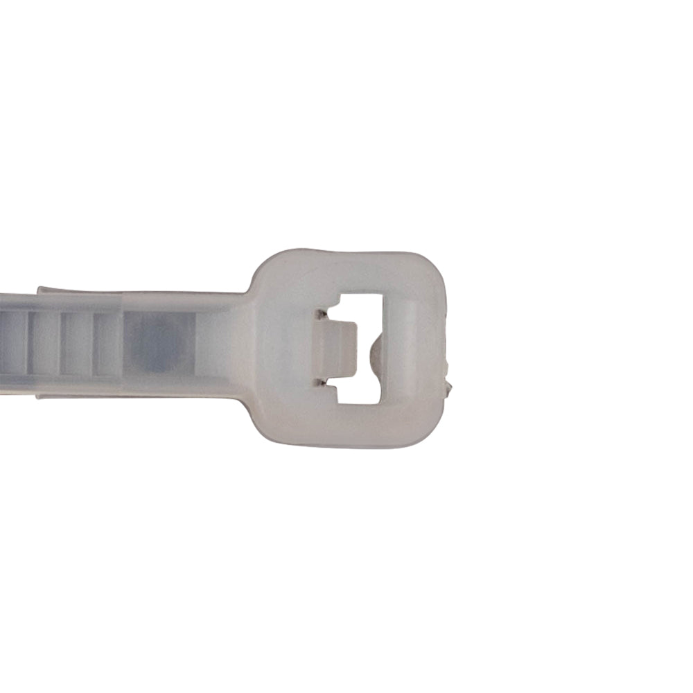 Brock 1000 Pc Bag Natural White Nylon 4" Cable Zip Ties Self Locking Head UV Heat Resistant Outdoor Indoor for Bundling Tag Hold Wires Cords Crafts