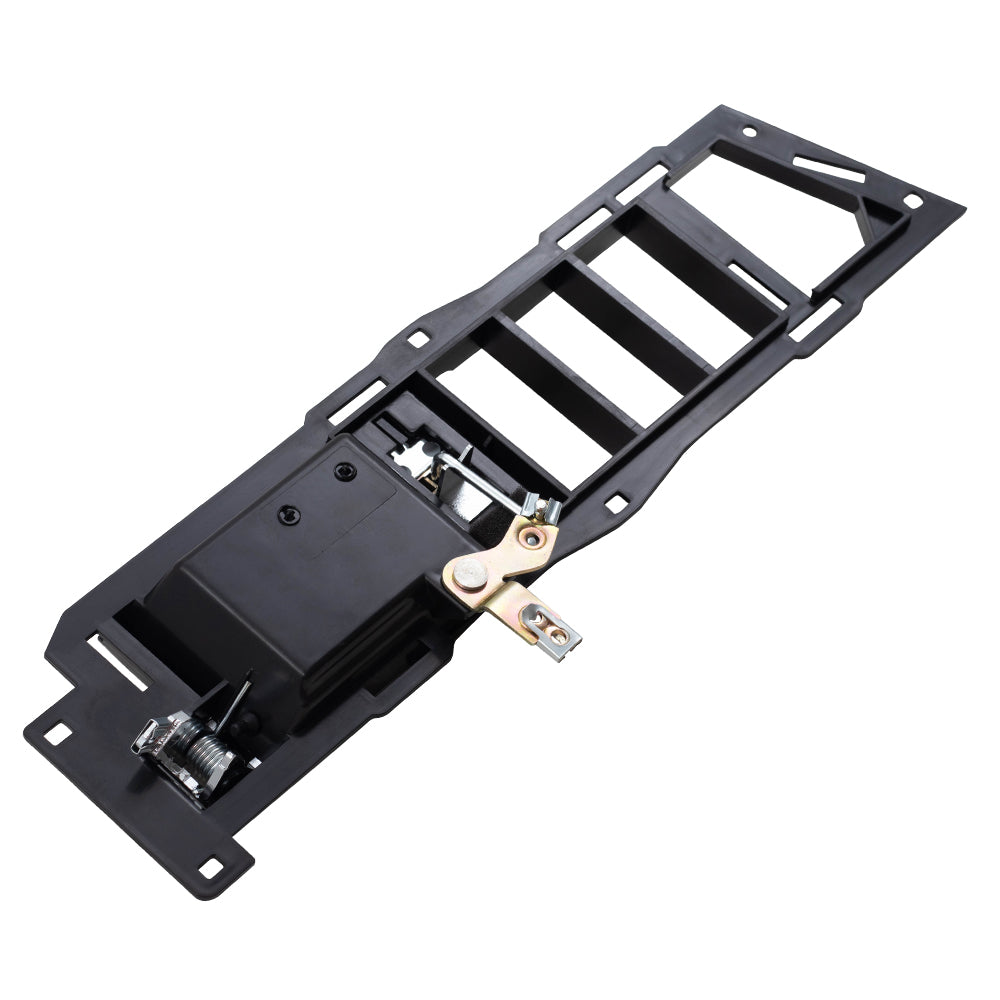 Brock ADS2830LC4 Inside Door Handle With Black Base/Chrome Lever With Power Window & Power Lock Switches 4 Piece Set Compatible With 1990-1994 GM C/K Pickup