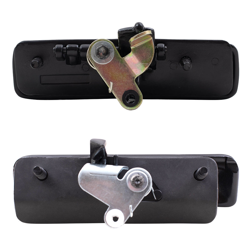 Brock Replacement Front Driver and Passenger Side Outside Door Handle Set and Rear Door Handle Compatible with 1993-2005 Astro without Liftgate