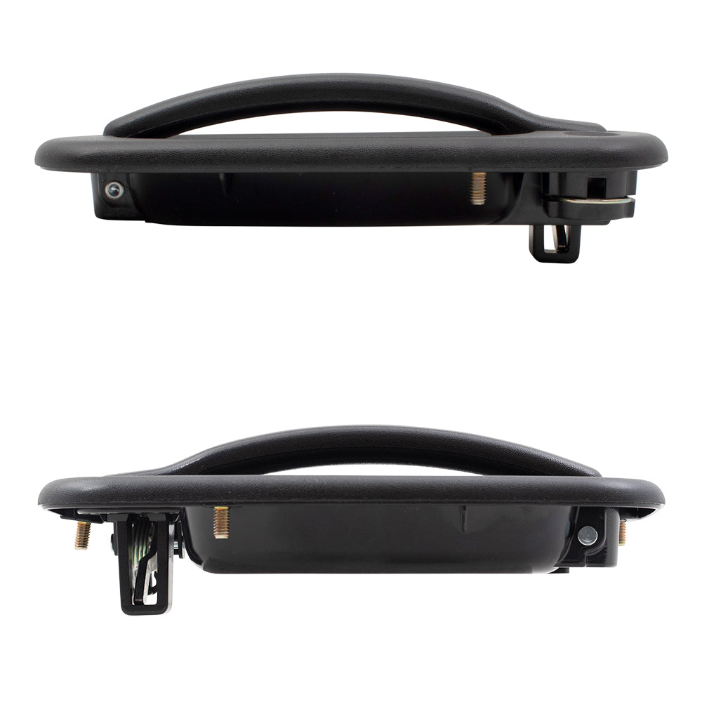 Front Outside Door Handles Set Compatible with 1999-2007 Silverado Driver Side with Keyhole and Passenger Side without Keyhole Also Fits Sierra Yukon Suburban Tahoe Check Your Specific Year in Fitment