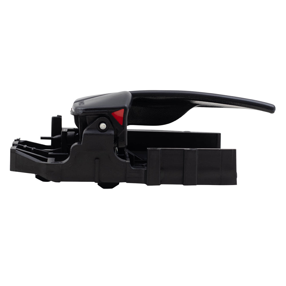 Brock Replacement Passengers Inside Interior Front Rear Black Door Handle Compatible with 01-06 Elantra 826202D000AX