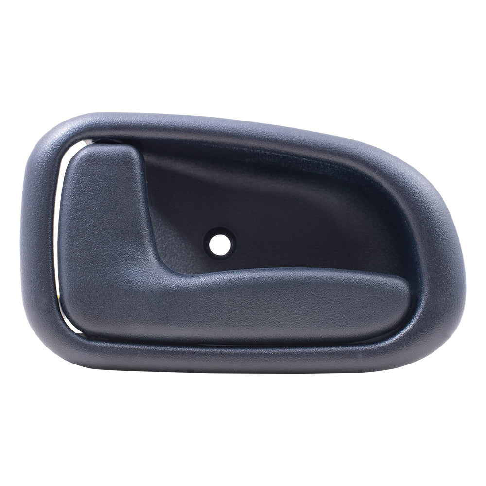 Brock Replacement Drivers Inside Inner Blue Door Handle Compatible with 93-97 Corolla Prizm 692061213004